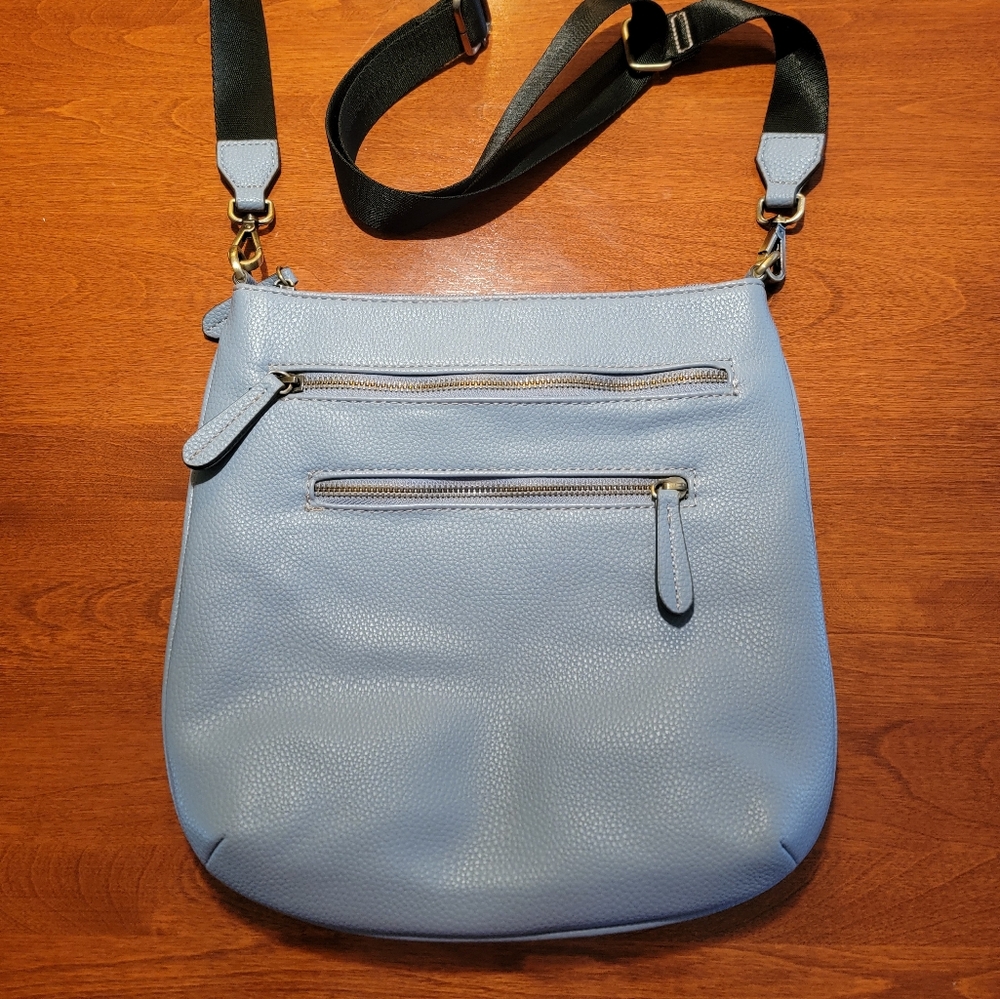 Blue Leather Crossbody Bag - St. John's Bay